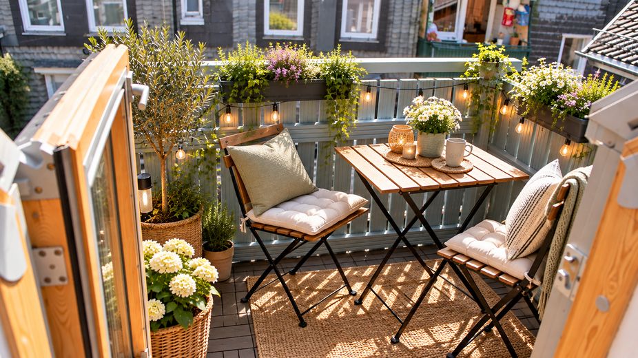 Toplage, helles Dachgeschoss mit Südbalkon und Einbauküche! – Balkon Südseite