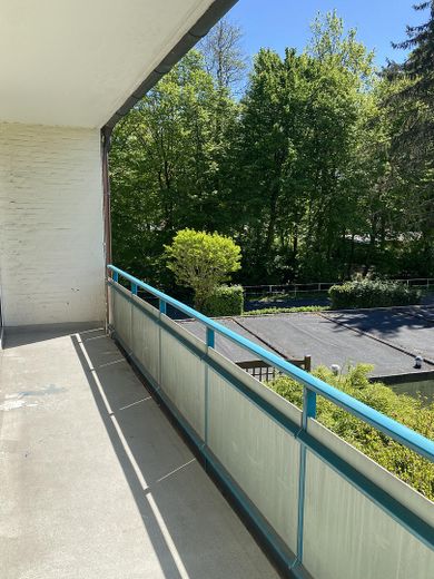 Balkon Blick ins Grüne