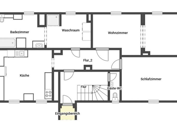 De l’espace pour toute la famille – maison individuelle d’env. 150 m² avec grand jardin, cheminées et 2 niveaux d’habitation à Freital – Photo 1