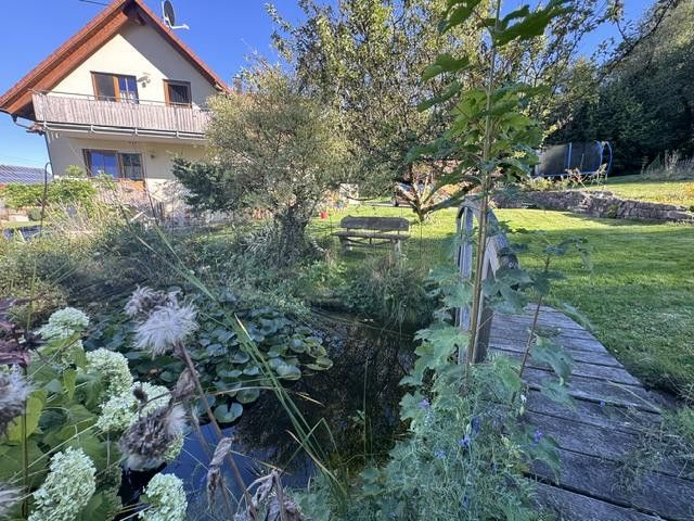 Wohnen am Rande des Naturschutzgebiets - ein Traum für Kinder und die ganze Familie – Garten-Impressionen