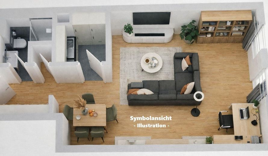 Illustration Grundriss