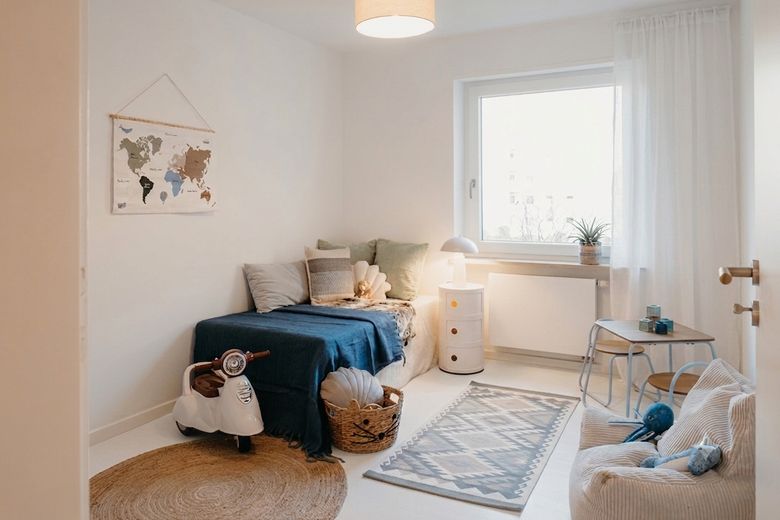 Od osoby prywatnej: Zmodernizowany szeregowiec środkowy w bardzo dobrej lokalizacji Kaufbeuren – z pompą ciepła! – Kinderzimmer