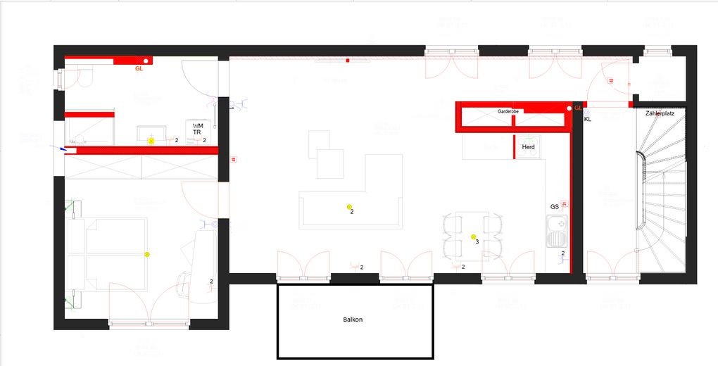 Erstbezug nach Kernsanierung 2 Zimmer Wohnung mit Balkon 1.OG – Foto 5