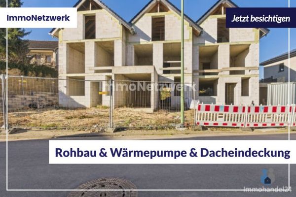 NOWE***Dom jednorodzinny w stanie surowym z garażem i pompą ciepła w pięknej lokalizacji mieszkalnej w Vettweiss**NOWE
