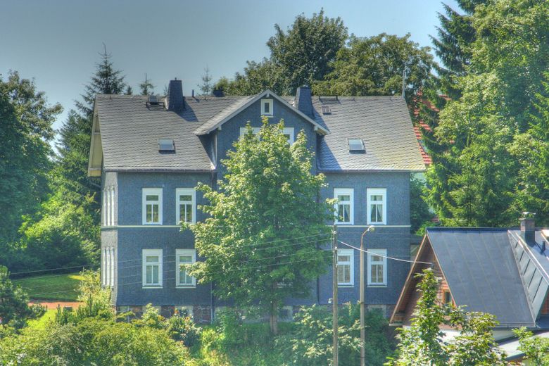 Schmiedefeld - 3-Raum-Whg in Landhausvilla - Wo andere Urlaub machen – Haus Vorderansicht