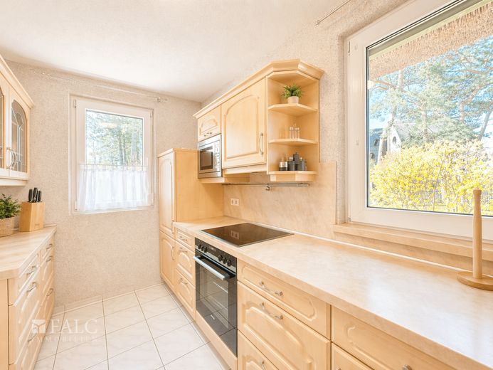 ***Erste Reihe, Reetdach, Ostsee - exklusives Ferienhaus in Ahrenshoop*** – Küche EG