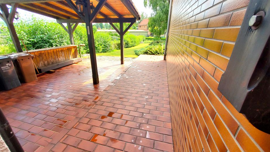 Casa prefabbricata ben tenuta in posizione tranquilla: la vostra casa ricca di fascino – Terrasse