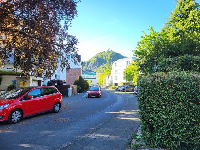 Straße vom Grundstück aus