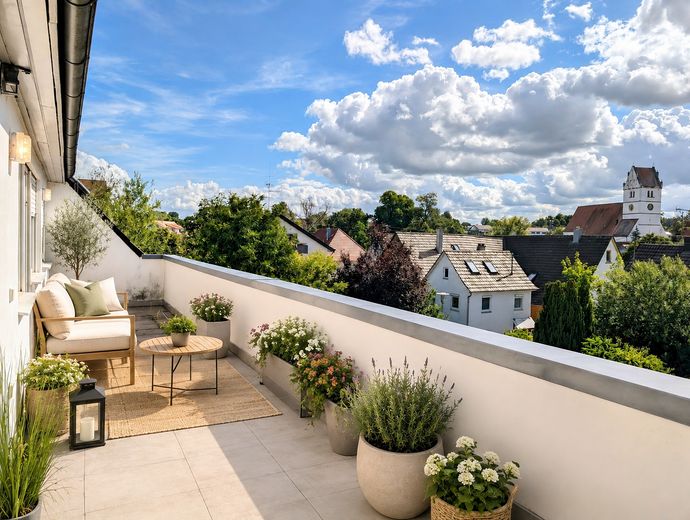Ohne Provision - Freie 5 Zimmer Wohnung in ruhiger Lage, Garage, Balkon – Balkon