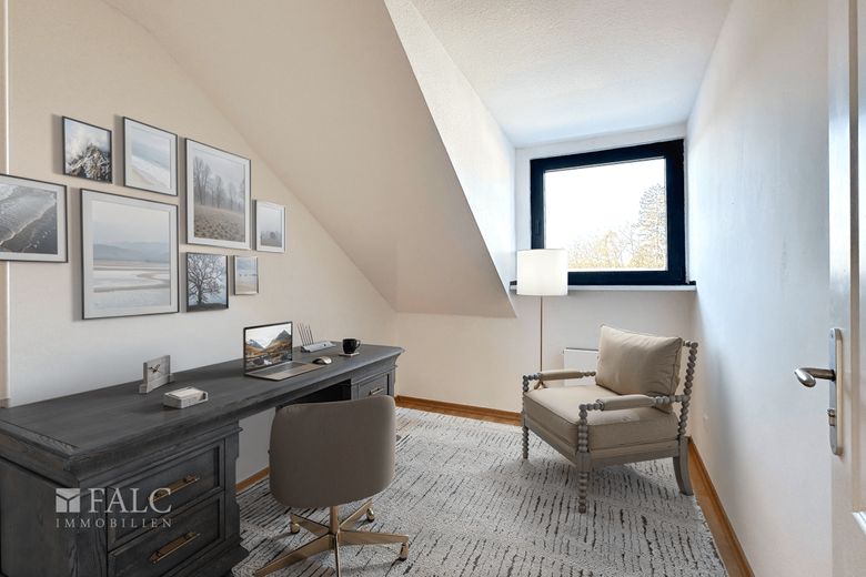 Dachgeschosswohnung mit Stellplatz in ruhiger Lage von Köln-Lövenich – Wohnbeispiel - Arbeitszimmer