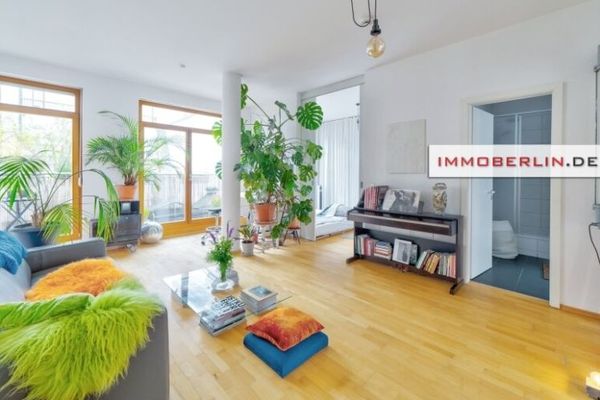 IMMOBERLIN.DE - Posizione eccellente e architettura straordinaria! Appartamento con balconi, terrazza esposta a sud-ovest e ascensore