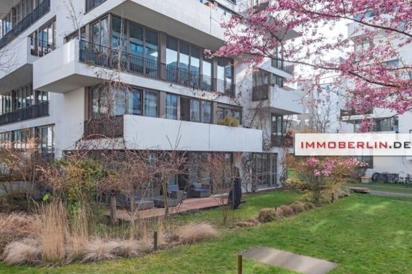 IMMOBERLIN.DE - Exquisite Wohnung mit ruhiger Südwestterrasse & Garten im Trendviertel