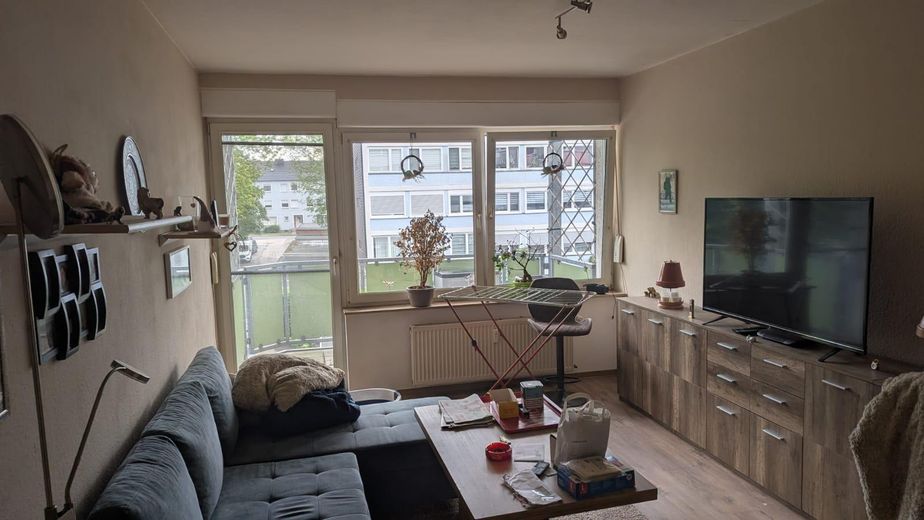 Schöne 2 Zi.- Whg in Marl-Drewer, Nähe Hüls – Wohnzimmer