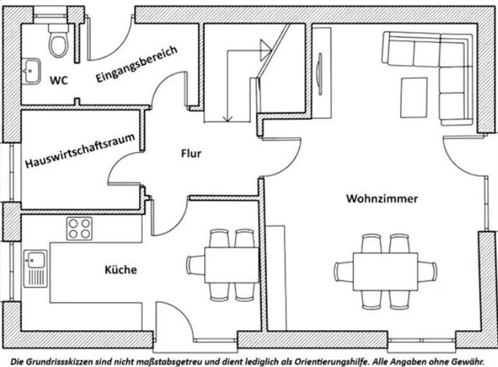 DA PRIVATO: Casa adatta alle famiglie a Bordesholm (bifamiliare) – EG Skizze