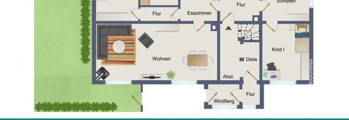 5 ZIMMER-EIGENTUMSWOHNUNG MIT GARAGE, WINTERGARTEN & GARTENNUTZUNG AM ZENTRUM VON RADEVORMWALD,PROVISIONSFREI !