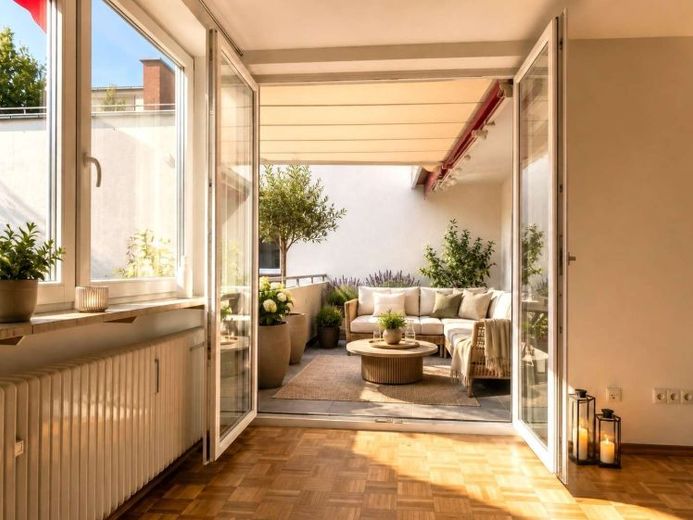 Ruhige 2 Zimmer Wohnung mit großzügigem Balkon in München-Obermenzing – Foto 1