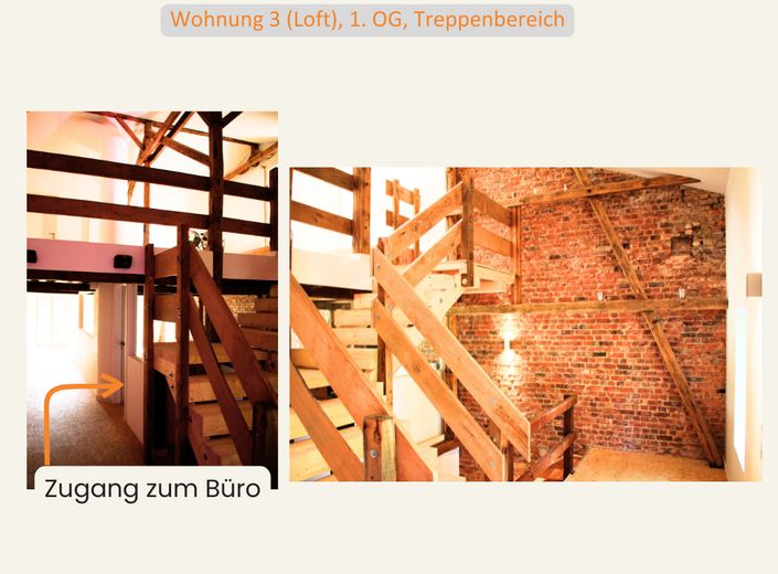 Aufgang zum Loft