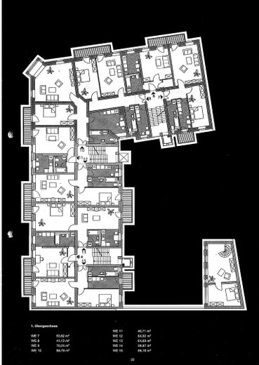 Provisionsfrei: 89m² Altbau am Helmholzplatz, Balkon, bezugsfrei – Grundriss Etage 