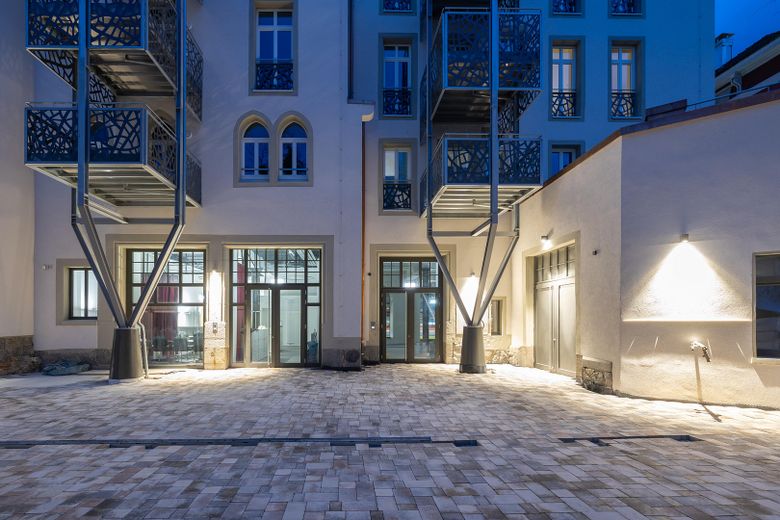 Apartment - Exklusives Wohnen im LöwenBau - z.B. E4-W01, 36,6 m² - 840 € FLAT – Innenhof