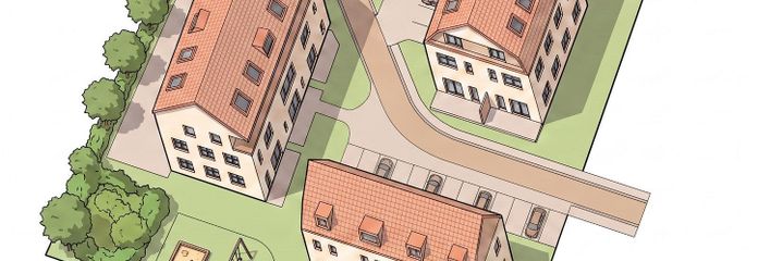 Unverbindliche Bebauungsstudie