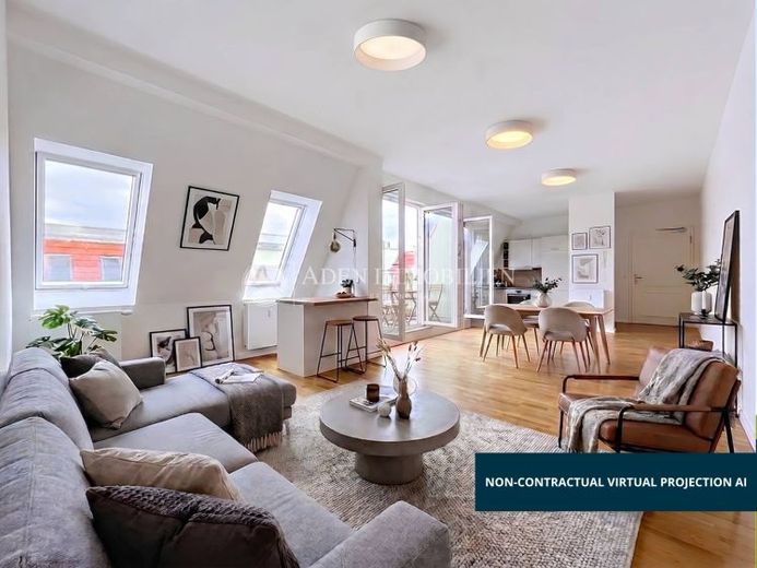 Neugebaut! Helle 3-Zi.-Dachgeschosswohnung mit Balkon & Aufzug im Rudolfkiez! – Foto 1