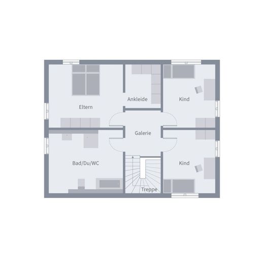 EIN HAUS, DAS WILLKOMMEN HEISST,Grundstück und Wohnkeller – Grundriss Obergeschoss