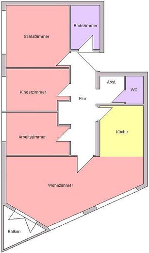 Senza provvigione e libero da subito: vista su Berlino – Grundriss