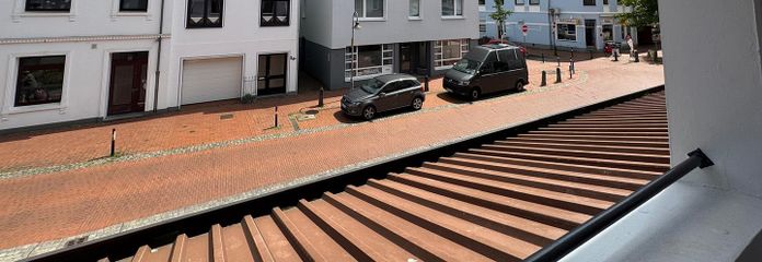Blick vom Balkon