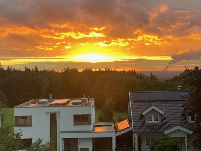 Blick aus dem Haus