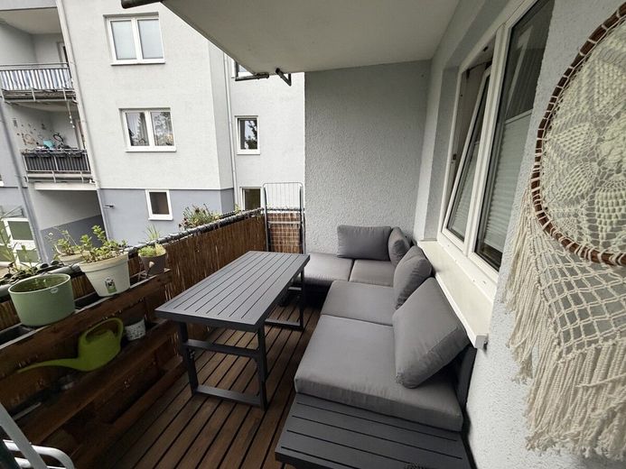 3-Zi-ETW Essen-Altendorf, Tiefgarage unter dem Haus, frei ab 01.07.26 – Balkon