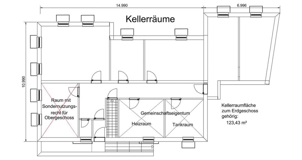 Grundriss Keller