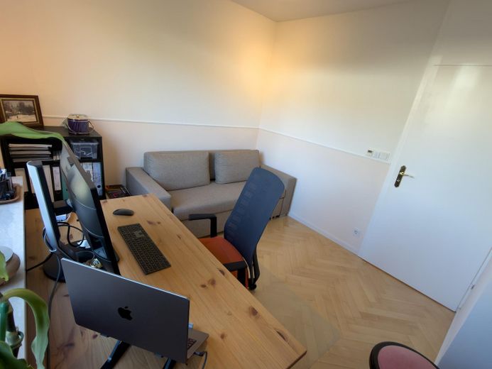 Provisionsfrei: 4-Zimmer-EG-Wohnung mit 300 m² Privatgarten, Süd-West-Terrasse, nur 2 Parteien – Arbeitszimmer