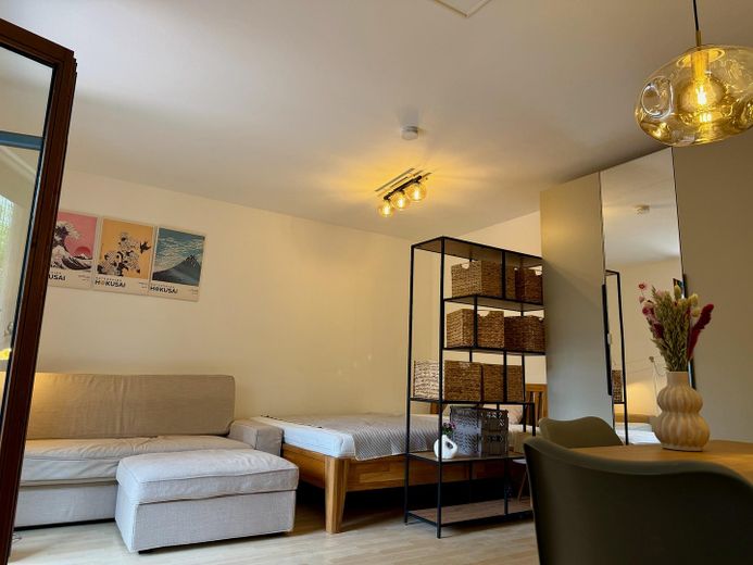 1-Zi.-Wohnung Univiertel Augsburg, TG-Stellplatz, Garten, möbliert, inkl. NK & Internet – Foto 1