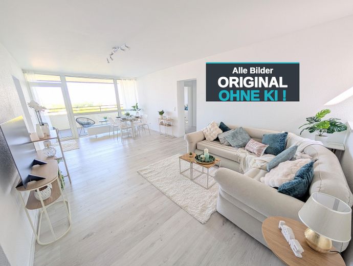 NO COMMISSION | Move in immediately | PANORAMIC VIEW | First occupancy after complete renovation | barrier-free – Wohnbereich