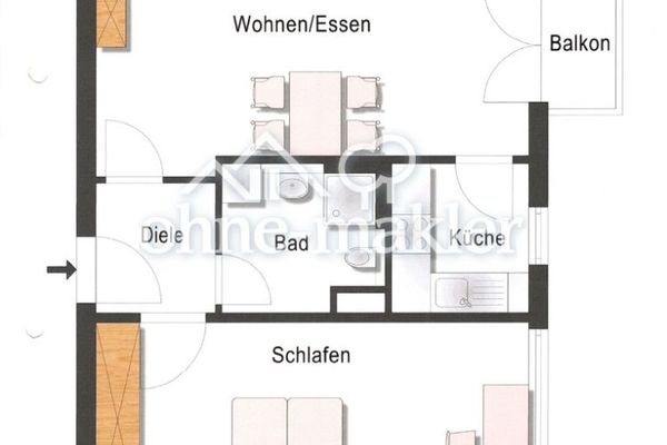 2-Zimmer-Wohnung in der Ulmer Weststadt nahe Söflingen