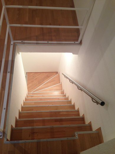 Treppe zur Schlafebene