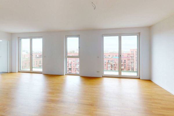 Moderne 3-Zimmer-Wohnung in Lichtenberg inkl. Qualitätsküche, 3 Balkone und Fußbodenheizung