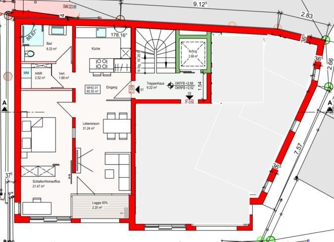2-Zimmerwohnung Neubau - Haslach i.K. – Whg. 1