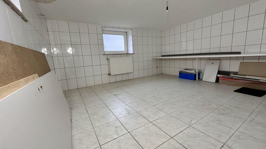 gefliester beheizter Keller