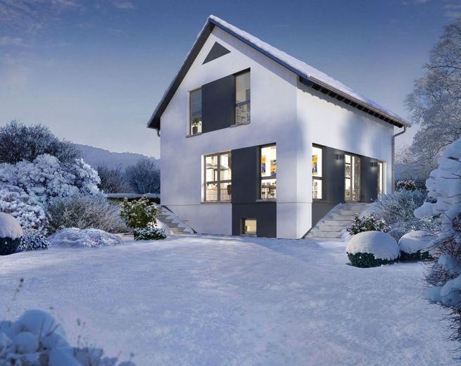 PIWNICA DLA WIĘKSZEJ PRZESTRZENI DO ŻYCIA – Ansicht Garten Winter