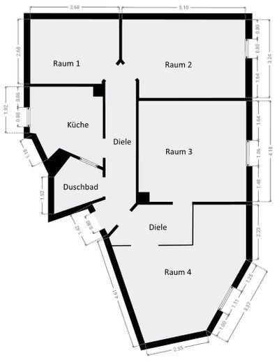 Piso compartido para 4 cerca del centro y la TU – 4 habitaciones de 10-21 m² desde 400 € incl. electricidad/internet|Se aceptan personas internacionales – Foto 6
