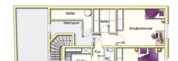 Grosszügige 4.5-Zimmerwohnung+Garten+Carport+Terrasse+Inventar !! – Grundriss