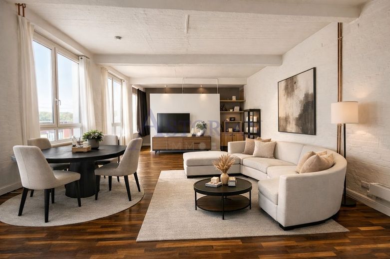 Bezugsfreies Loft in Neukölln - teilbar in 2 oder 3 Zimmer, Wohn- oder Gewerbenutzung – WOHNEN - mit KI eingerichtet