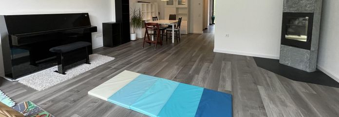 Wohnbereich mit Kaminofen