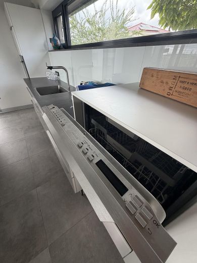 Mönchstockheim Architektenhaus - trifft auf grenzenlose Aussicht – Küche_EG