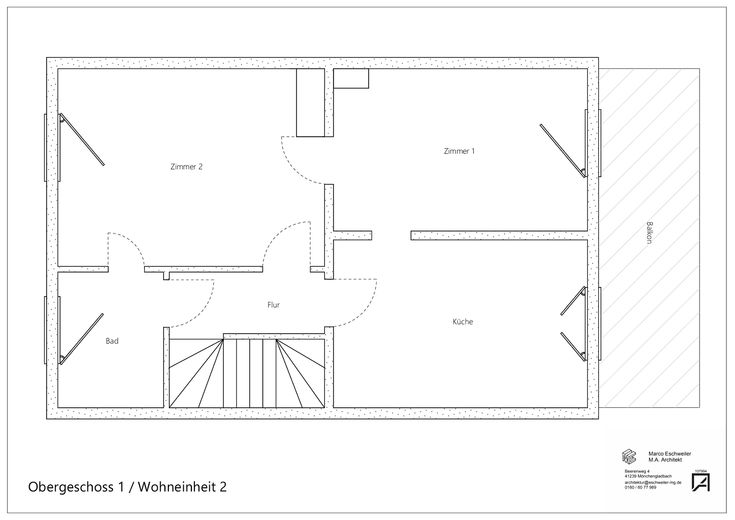 Grundriss 1. Etage
