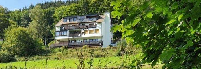 Der Komplex vom Kurpark aus 