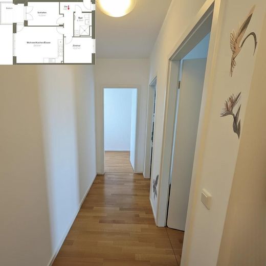 Construcción nueva 2025, sin comisión: 3 habitaciones, 74,43 m², balcón, ascensor - Berlín-Lichterfelde – Diele knapp 10 qm