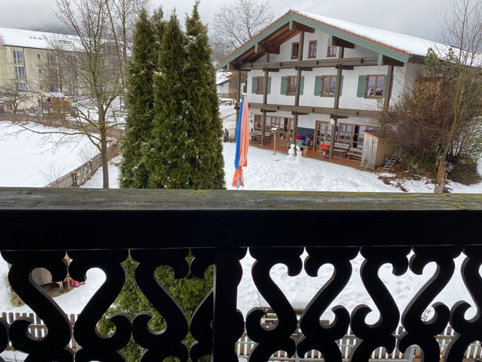Blick vom zweiten Balkon