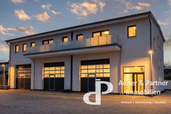 **NEUBAU 2022 IN WOLFENBÜTTEL: 475 M² FLEXIBLE GEWERBEFLÄCHE AUS HALLE & REPRÄSENTATIVEM BÜROBEREICH**